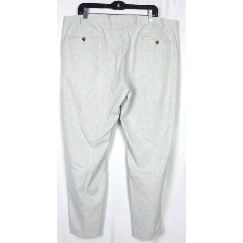 LAUREN Ralph Lauren Poly Blend Stretch Gray Plaid Dress Pants Men's 40 X 30 - Picture 4 of 7